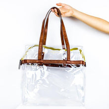 Load image into Gallery viewer, BE CLEAR TOTE WITH PRIVACY POUCH
