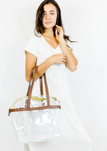 Load image into Gallery viewer, BE CLEAR TOTE WITH PRIVACY POUCH