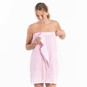 Seersucker Towel Wraps