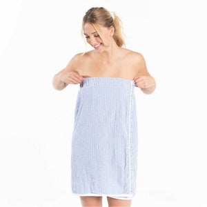 Seersucker Towel Wraps